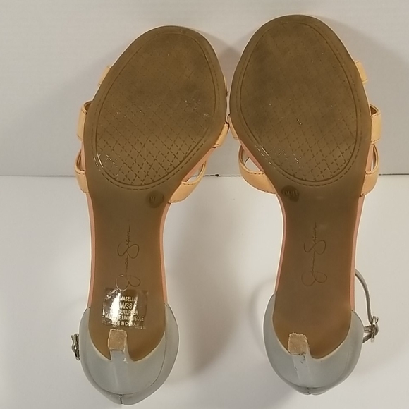 Jessica Simpson Women's Maselli Leather Dress Stra - Picture 8 of 9